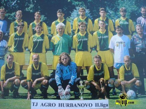 FC Zlatý Bažant Hurbanovo účastník II. SNL 1996-97